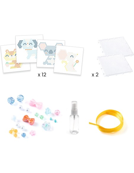 Aqua box - Fourrures - perles à eau - Djeco