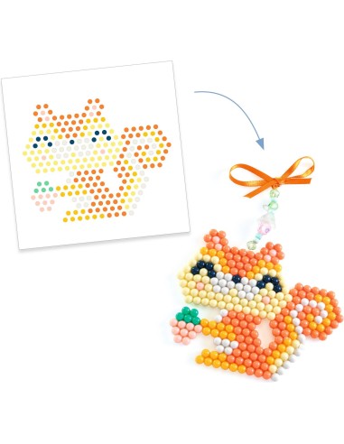Aqua box - Fourrures - perles à eau - Djeco