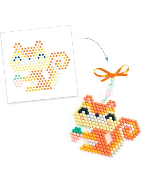 Aqua box - Fourrures - perles à eau - Djeco