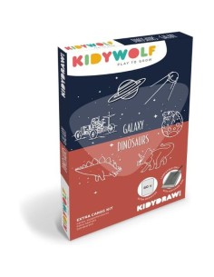 Cartes supplémentaires Kidydraw Mini Galaxy et Dinosaures - Kidywolf
