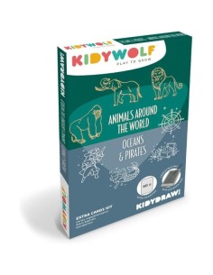 Cartes supplémentaires Kidydraw Mini Animaux et Pirates - Kidywolf