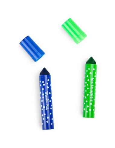 12 gros feutres pointes coniques Les Toupitis - Moulin Roty