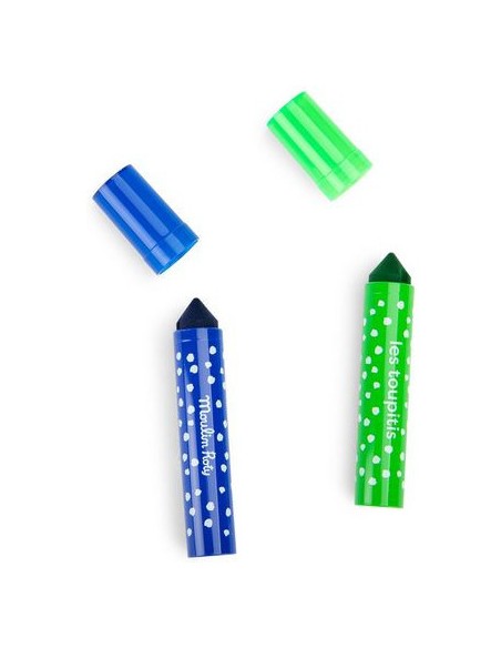12 gros feutres pointes coniques Les Toupitis - Moulin Roty