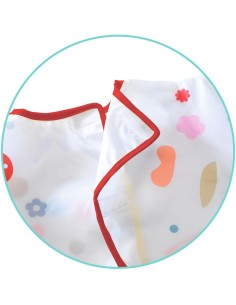 Tablier avec poche - gommettes et crayons - Djeco 2