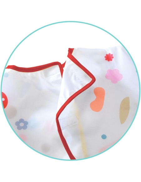 Tablier avec poche - gommettes et crayons - Djeco