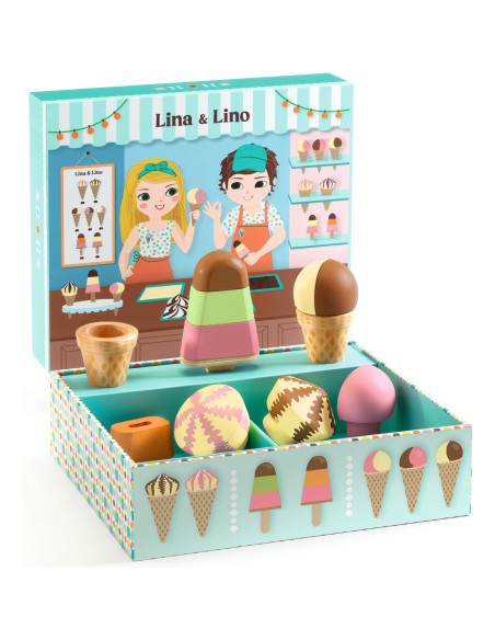 Lina & Lino - Jeux d'imitation - Gourmandises - Djeco