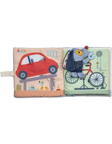 Livre d'activités Jules garage - Lilliputiens