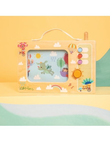 Boite à musique animée Joe s'envole - Jouet d'éveil - Lilliputiens