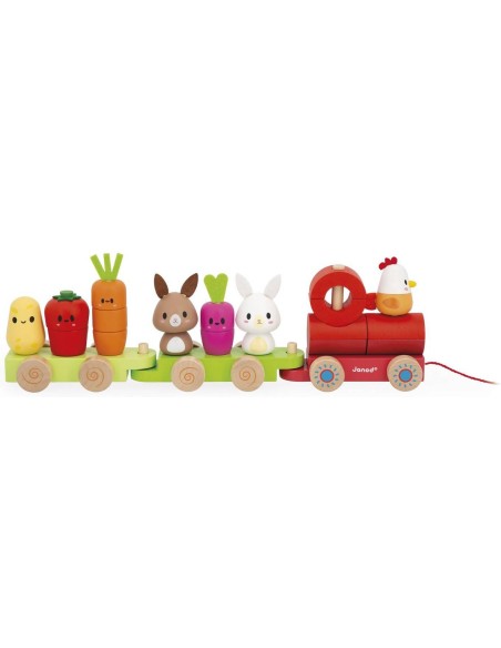 Train de Ferme à tirer - Janod