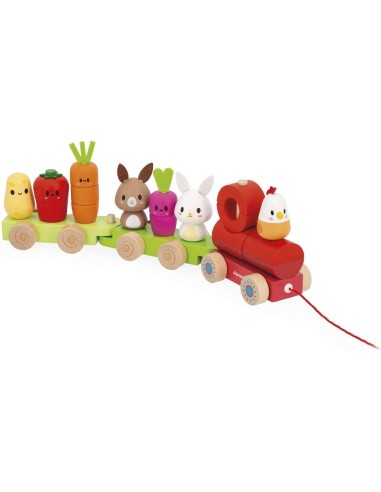 Train de Ferme à tirer - Janod