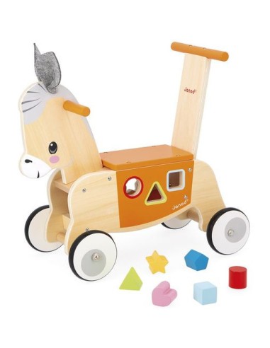 Porteur âne - Jouet en bois - Janod