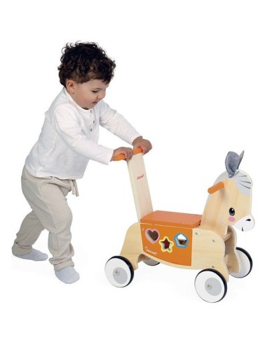 Porteur âne - Jouet en bois - Janod