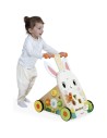 Chariot Multi-Activités Lapin en bois : Jouets à bascule, Porteurs & Chariots - Janod
