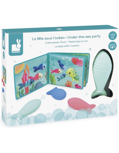 Livre de Bain La Fête Sous l'Océan : Livres de bain - Janod