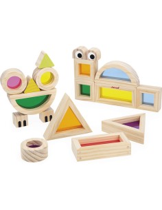 Jeu Sensoriel - Blocs Translucides : Jeux de construction - Janod