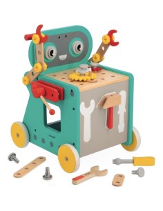 Chariot Robot Brico'Kids : Jouets à bascule, Porteurs & Chariots - Janod
