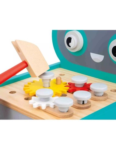 Chariot Robot Brico'Kids : Jouets à bascule, Porteurs & Chariots - Janod