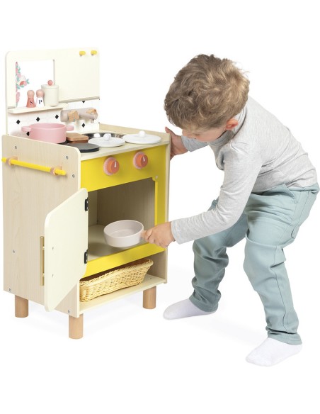 Cuisine en bois Mamie Soleil : Cuisines, dinettes & marchandes - Janod