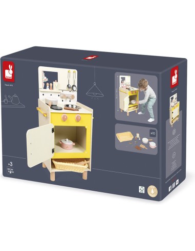 Cuisine en bois Mamie Soleil : Cuisines, dinettes & marchandes - Janod