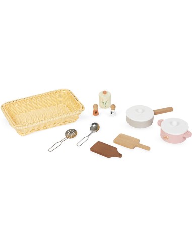 Cuisine en bois Mamie Soleil : Cuisines, dinettes & marchandes - Janod