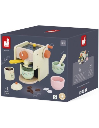 Machine à Café et accessoires Mamie Soleil : Cuisines, dinettes & marchandes - Janod