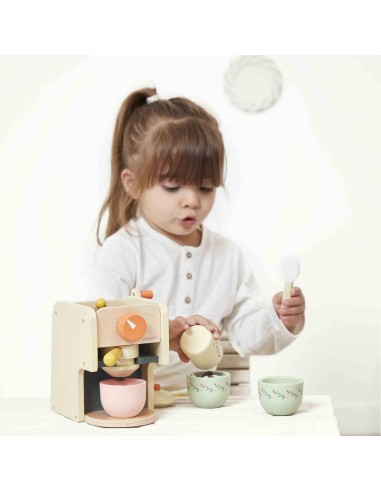 Machine à Café et accessoires Mamie Soleil : Cuisines, dinettes & marchandes - Janod