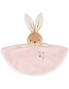Doudou lapin rose pour bébé dès la naissance, doudou rond - Kaloo 2