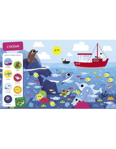 Cherche et trouve des tout-petits - Tous à l'eau - Auzou