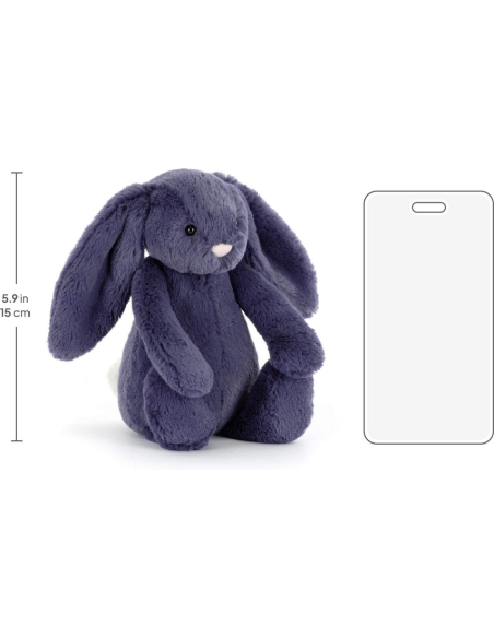 Jellycat Peluche Bashful Saffyre Bunny