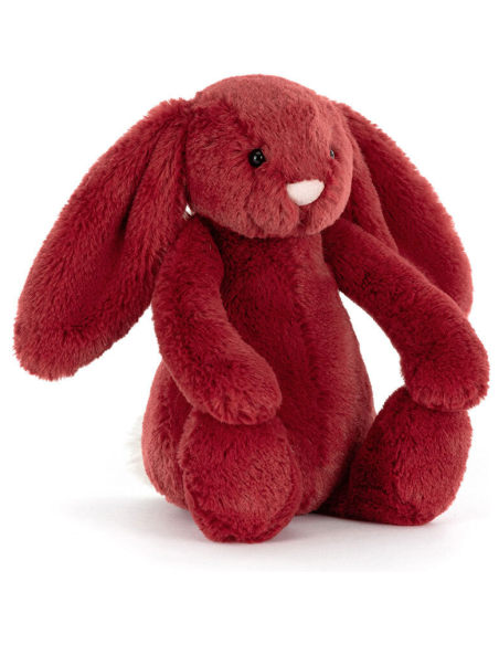 Jellycat Peluche lapin Bashful Redcurrant Bunny