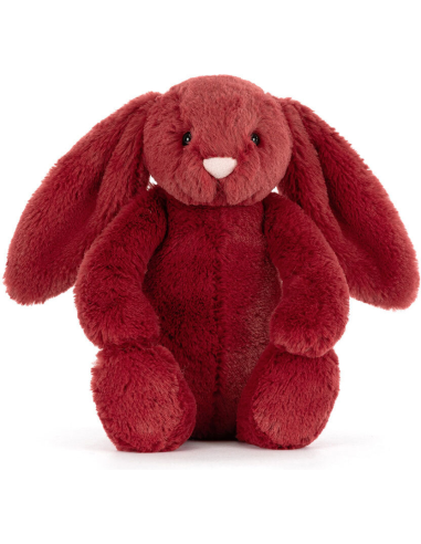 Jellycat Peluche lapin Bashful Redcurrant Bunny