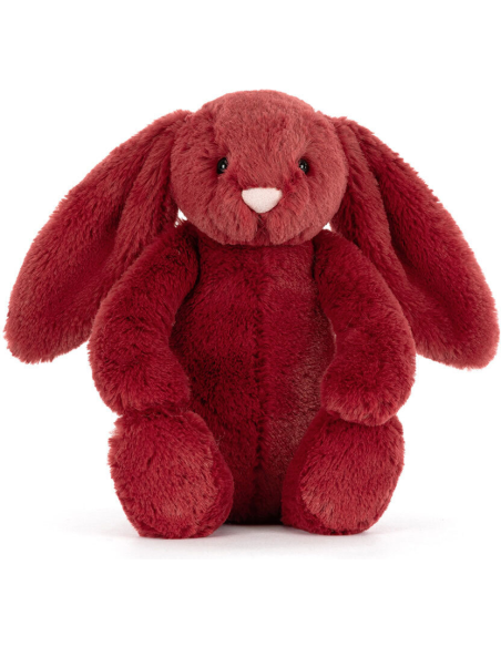 Jellycat Peluche lapin Bashful Redcurrant Bunny