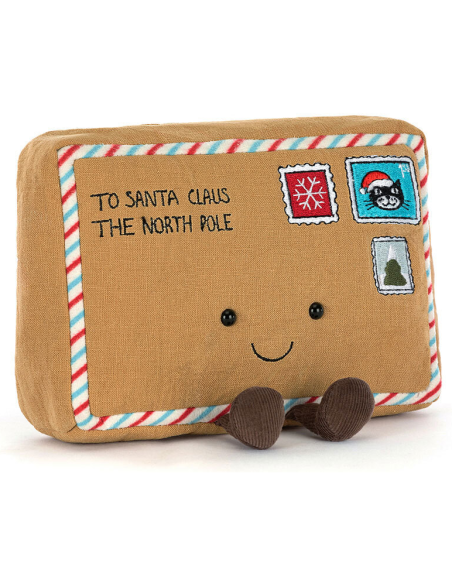 Jellycat Peluche Lettre au Père Noël Amuseables Letter To Santa