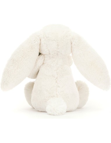 Jellycat Peluche Lapin Bashful Bunny avec sapin de Noël