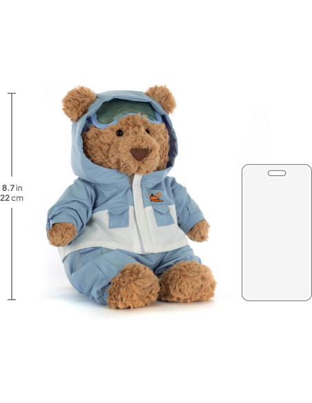 Jellycat Peluche Bartholomew Bear 'Snow Suit'