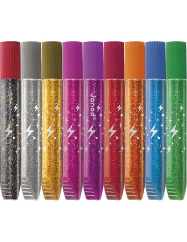 Colle à Paillettes x9 tubes : Peinture par numéro coloriage - Janod