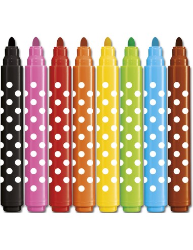 Gros feutres - 8 feutres Jumbo pour enfant et bébé 12 mois - Janod