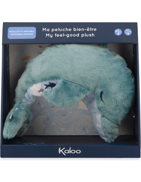 Peluche bouillotte chaud et froid Dauphin - Peluche dauphin bébé - Kaloo