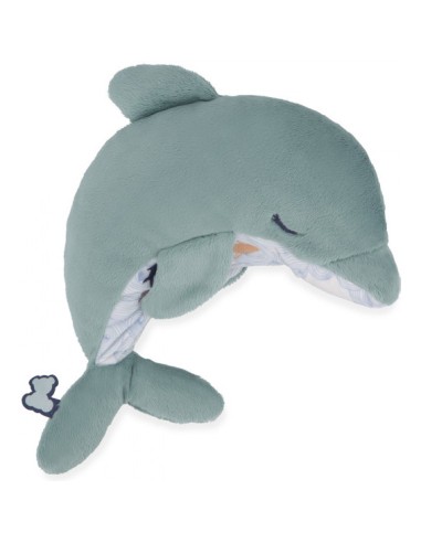 Peluche bouillotte chaud et froid Dauphin - Peluche dauphin bébé - Kaloo