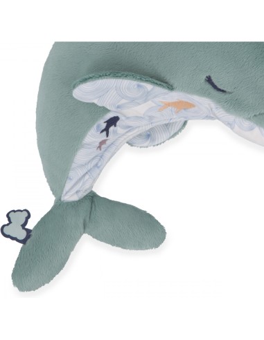 Peluche bouillotte chaud et froid Dauphin - Peluche dauphin bébé - Kaloo