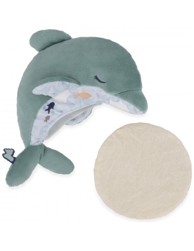 Peluche bouillotte chaud et froid Dauphin - Peluche dauphin bébé - Kaloo