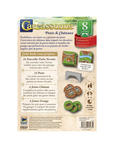 Carcassonne : Ponts et Chateaux 2025 - Hans Im Glück