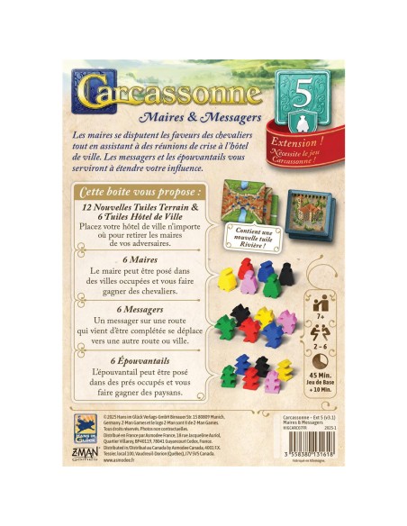 Carcassonne : Maires et Messagers 2025 - Hans Im Glück