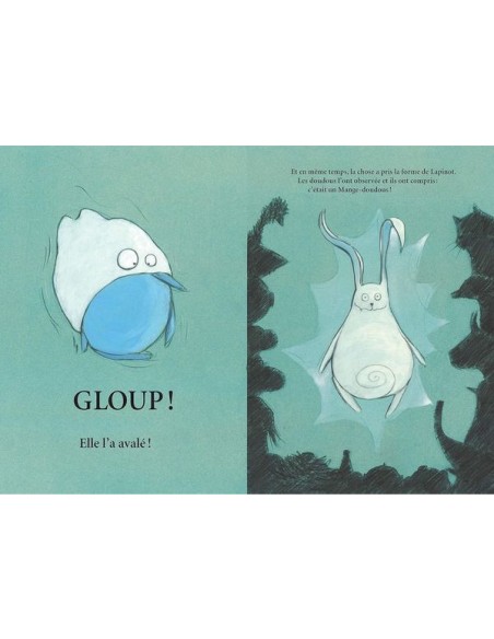Livre Le mange-doudous de Béziat - L'école des loisirs - Moulin Roty