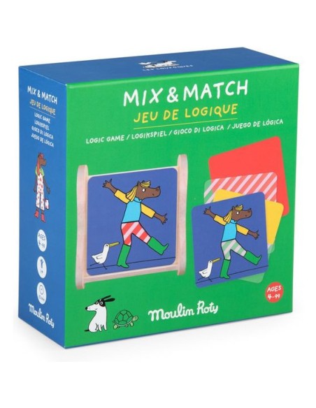 Jeu de logique Mix and Match Les Loufoques - Moulin Roty