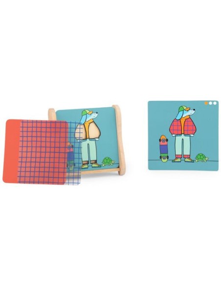 Jeu de logique Mix and Match Les Loufoques - Moulin Roty