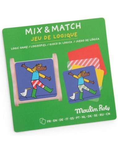 Jeu de logique Mix and Match Les Loufoques - Moulin Roty