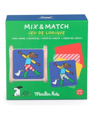 Jeu de logique Mix and Match Les Loufoques - Moulin Roty