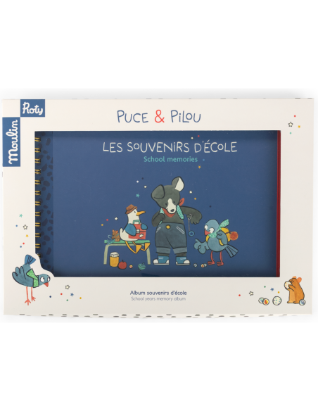 Album souvenirs d'école Puce & Pilou - Moulin Roty