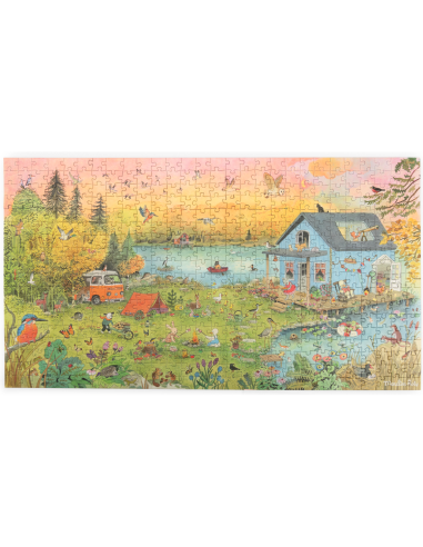 Puzzle 500 pièces La grande famille - Moulin Roty